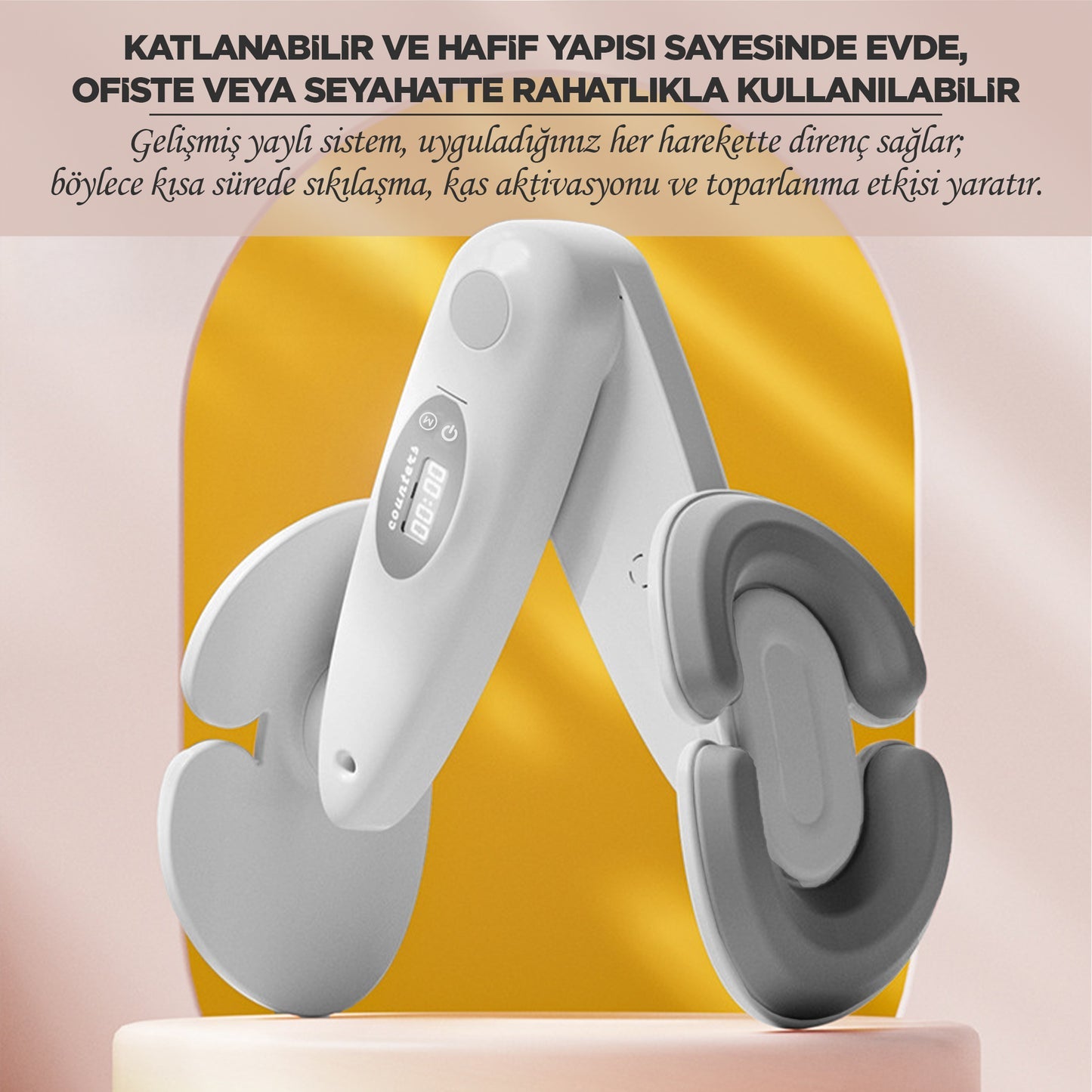Çok-Bölgeli Elektronik Bacak & Kalça Şekillendirici  Taşınabilir Bölgesel Spor Aleti